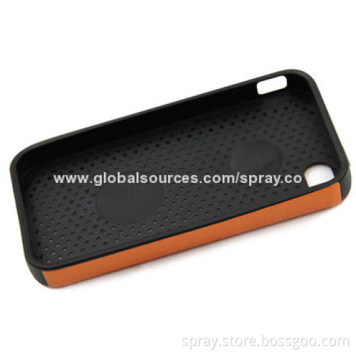 IMD PU and TPU Protective Case Cover for iPhone 4/4s Various Colors are Available